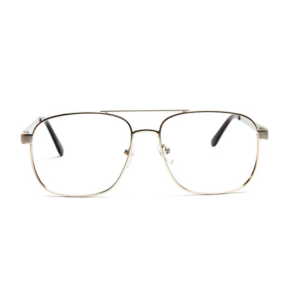 Mod 0484 |Armazón  Metalico Retro Cuadrado con Varillas Flex