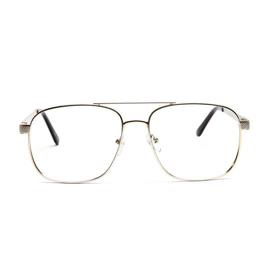 Mod 0484 |Armazón  Metalico Retro Cuadrado con Varillas Flex