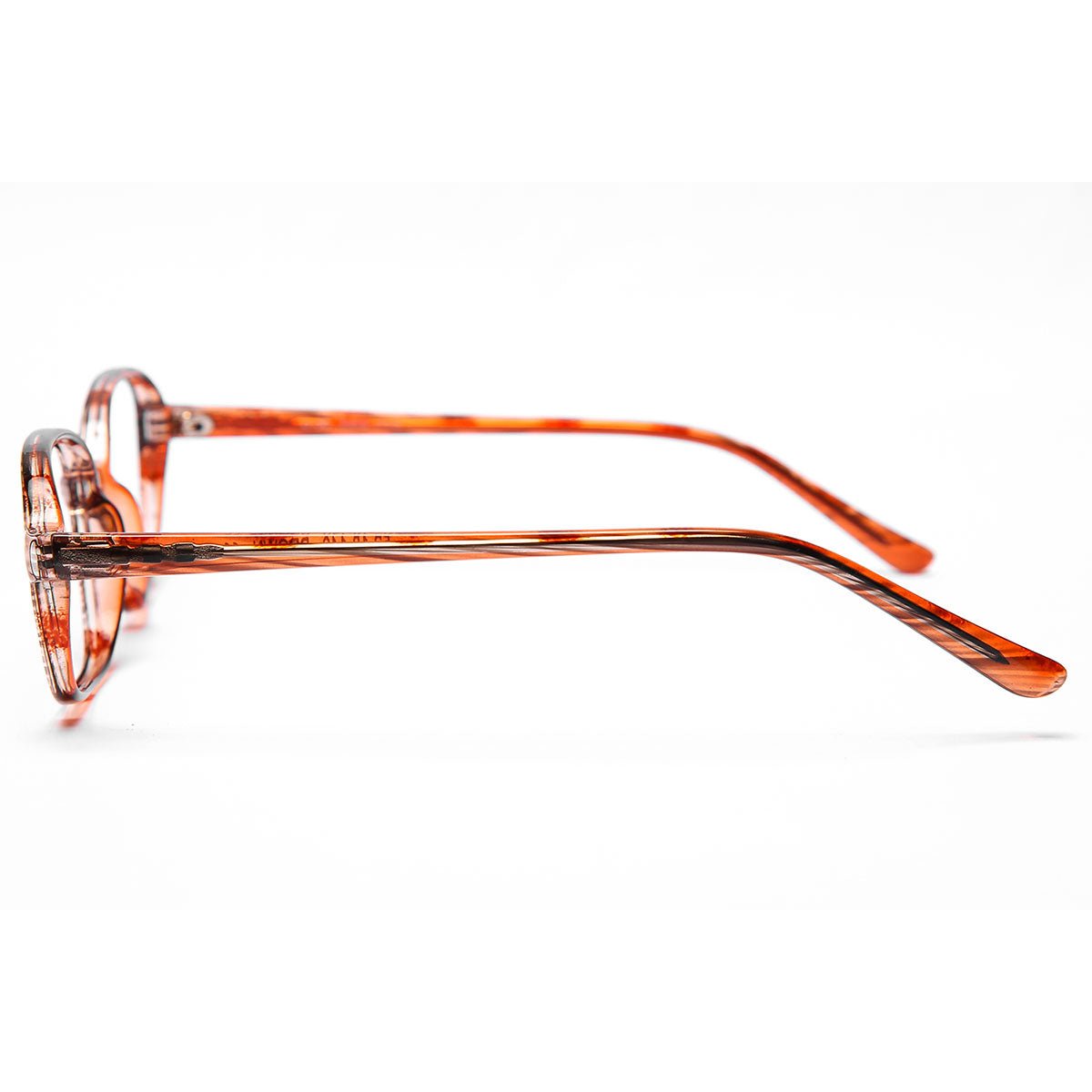 Mod 0036 | Armazón de Acetato Rectangular con Efecto Veteado