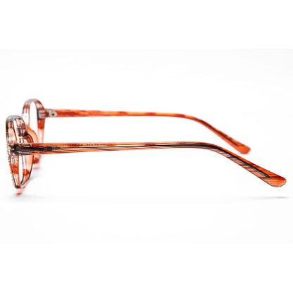 Mod 0036 | Armazón de Acetato Rectangular con Efecto Veteado