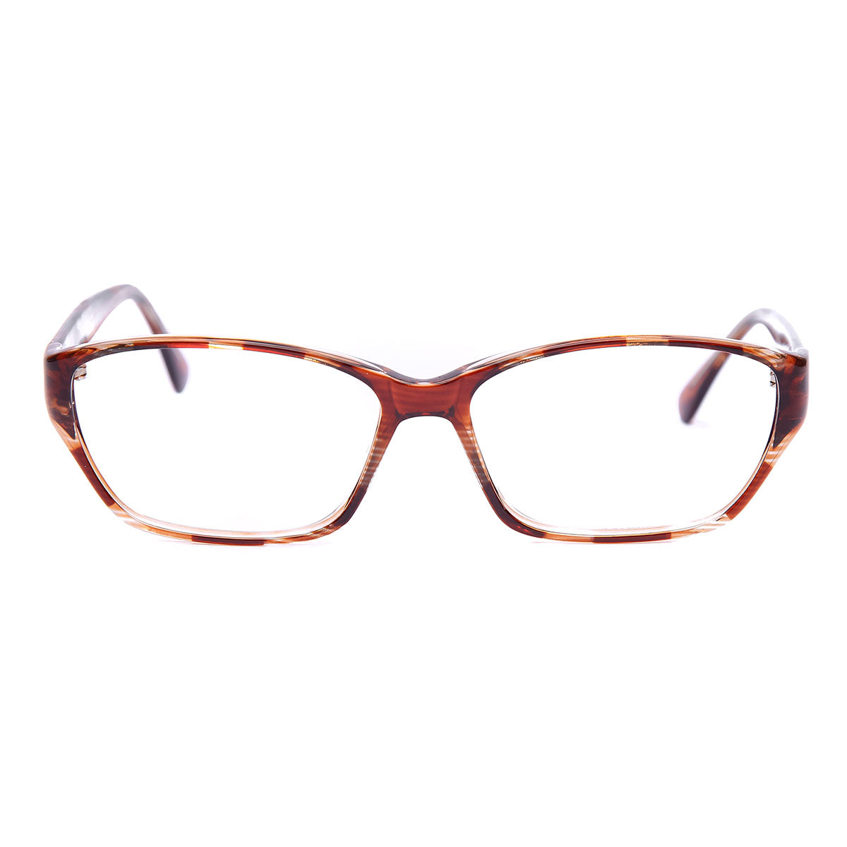 Mod 0218 | Armazón Oftálmico Ovalado con Acetato Veteado "Soft Touch" -