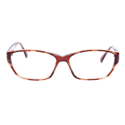 Mod 0218 | Armazón Oftálmico Ovalado con Acetato Veteado "Soft Touch" -