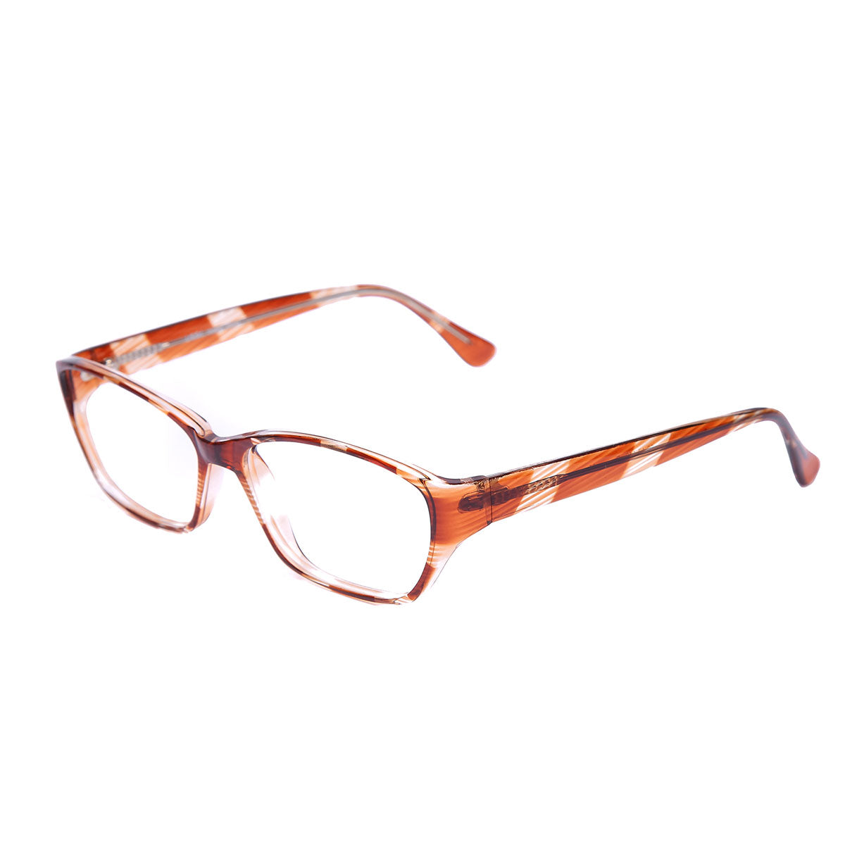 Mod 0218 | Armazón Oftálmico Ovalado con Acetato Veteado "Soft Touch" -