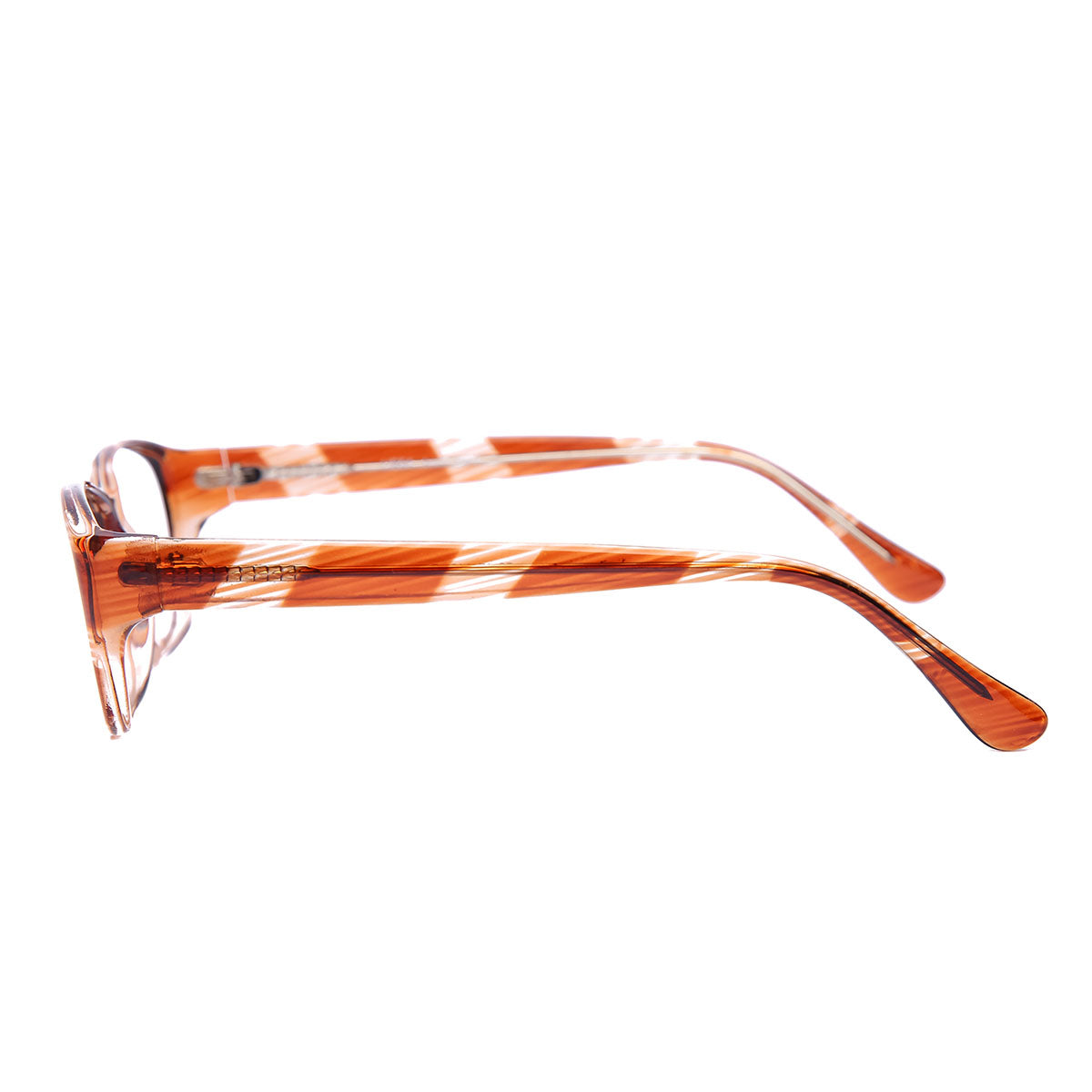 Mod 0218 | Armazón Oftálmico Ovalado con Acetato Veteado "Soft Touch" -