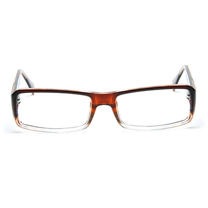 Mod 0230 | Armazón Oftálmico Rectangular Bicolor con Base Cristal "Clean Line" -