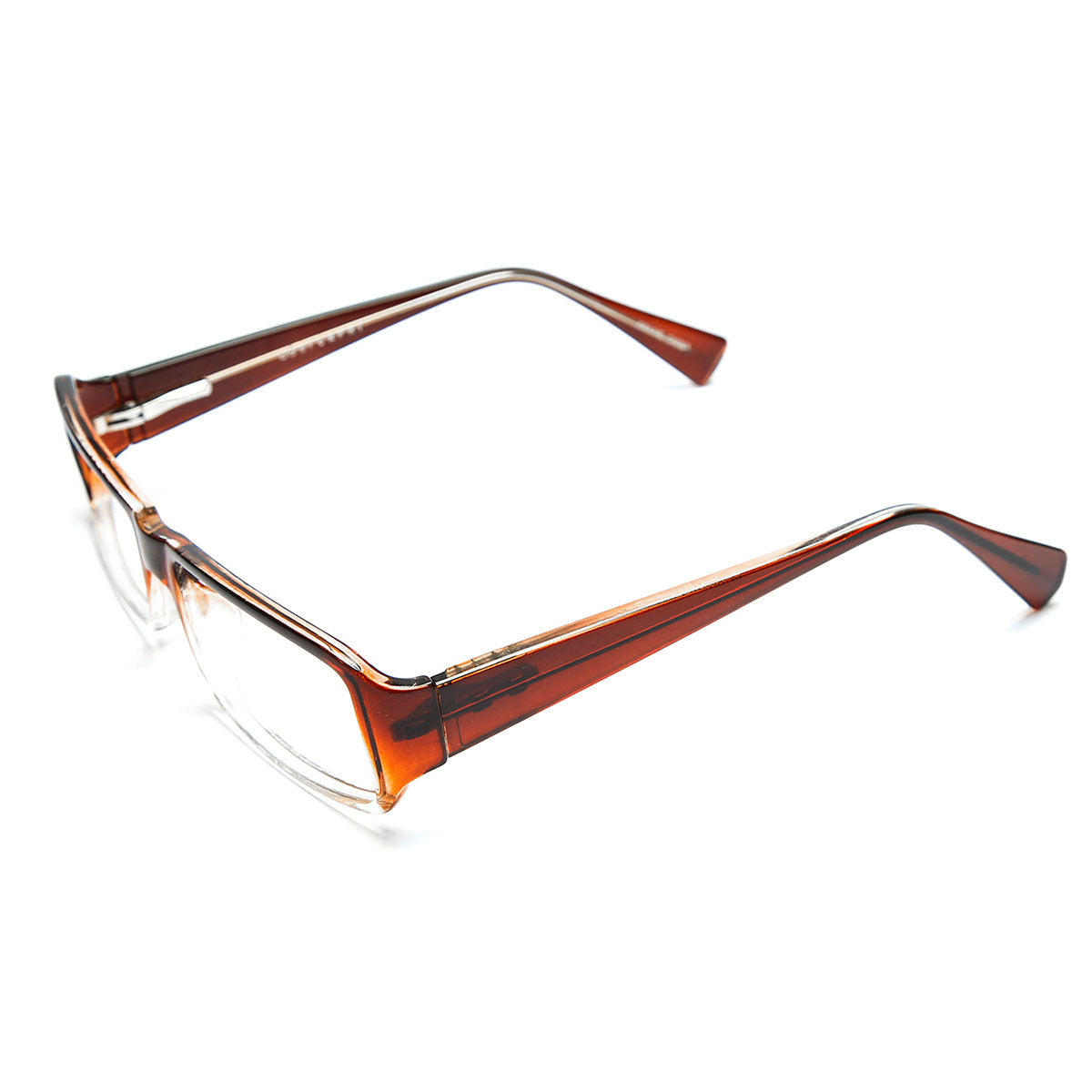 Mod 0230 | Armazón Oftálmico Rectangular Bicolor con Base Cristal "Clean Line" -