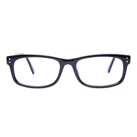 Mod 0027 | Armazón Rectangular de Acetato con Remaches Decorativos