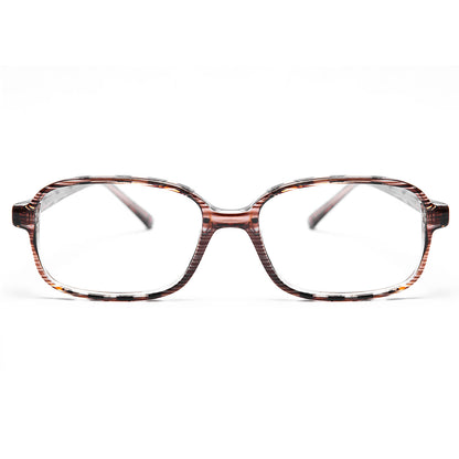 Mod 0036 | Armazón de Acetato Rectangular con Efecto Veteado