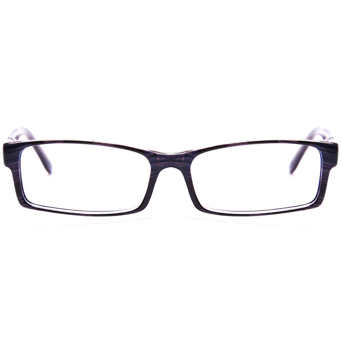 Mod 0038 | Armazón de Acetato Rectangular con Efecto Veteado
