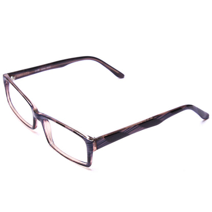 Mod 0038 | Armazón de Acetato Rectangular con Efecto Veteado