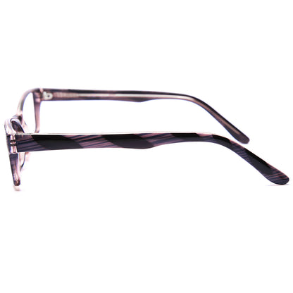 Mod 0038 | Armazón de Acetato Rectangular con Efecto Veteado