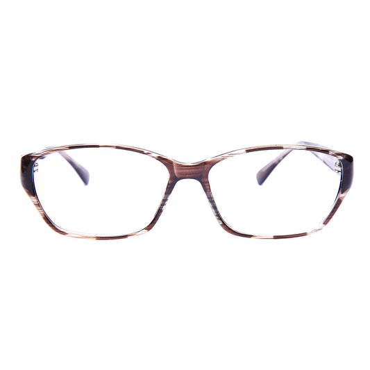 Mod 0218 | Armazón Oftálmico Ovalado con Acetato Veteado "Soft Touch" -