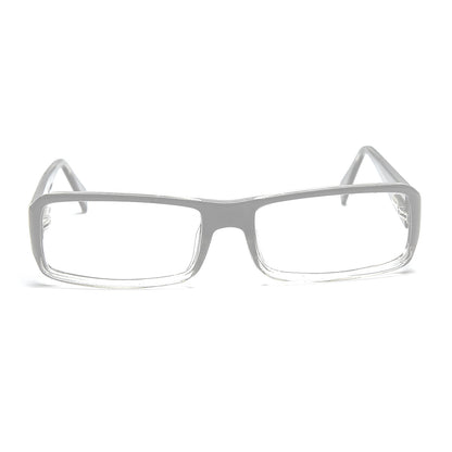 Mod 0230 | Armazón Oftálmico Rectangular Bicolor con Base Cristal "Clean Line" -