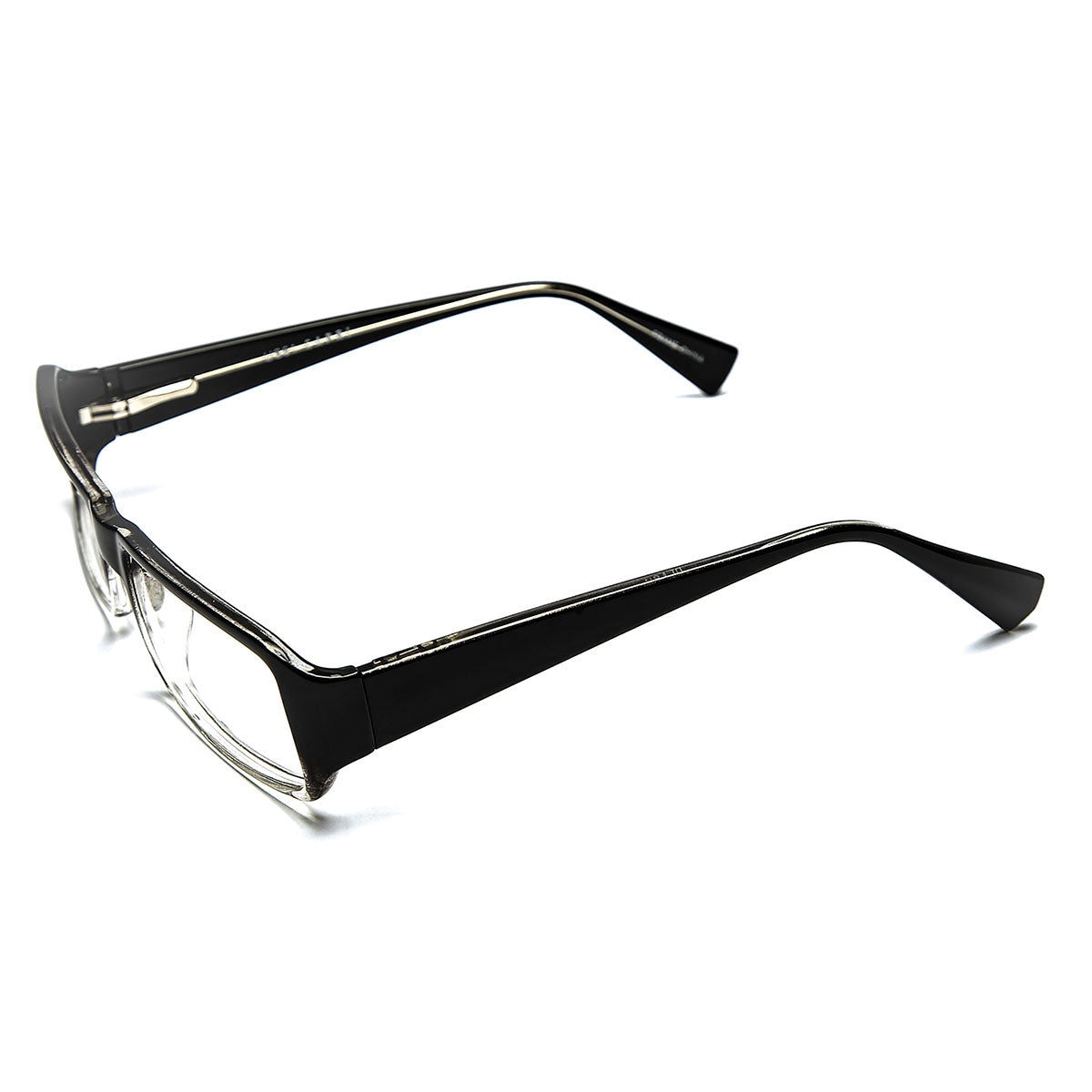 Mod 0230 | Armazón Oftálmico Rectangular Bicolor con Base Cristal "Clean Line" -
