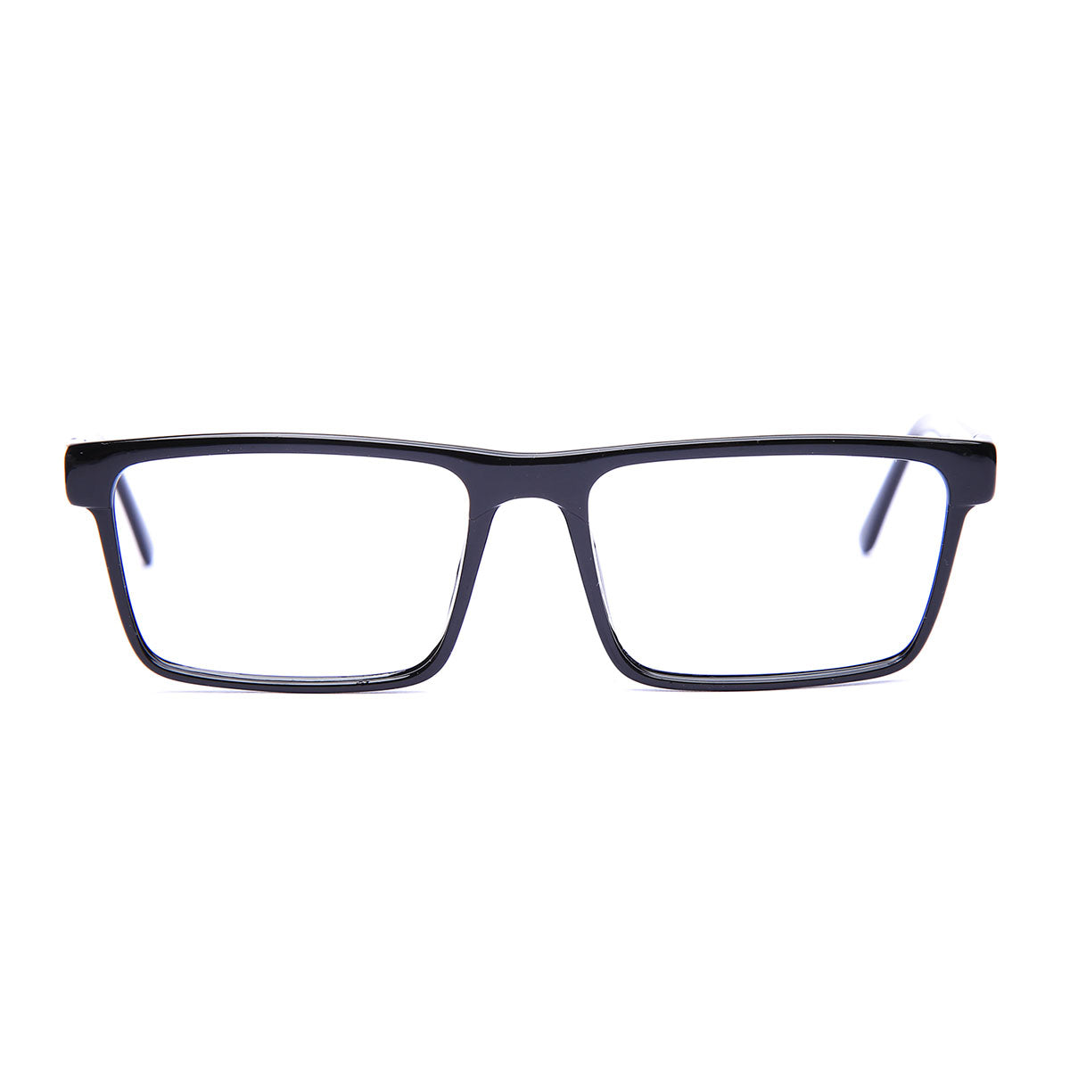 Mod 0447 | Armazón Oftálmico Rectangular con Acetato Brillante