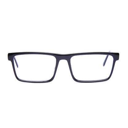 Mod 0447 | Armazón Oftálmico Rectangular con Acetato Brillante