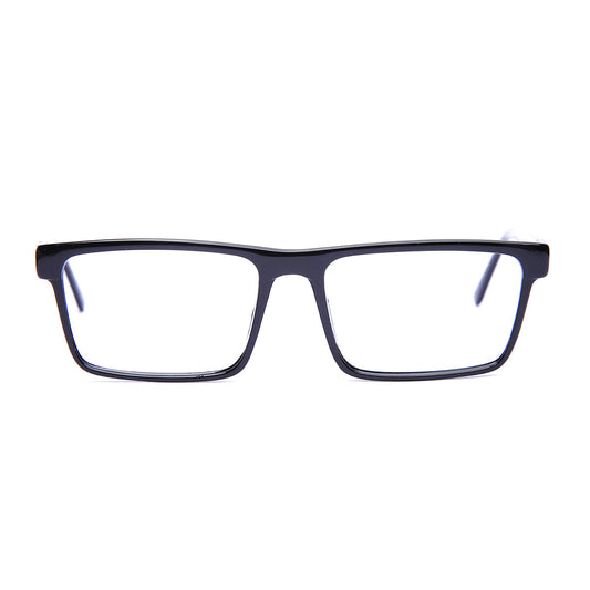Mod 0447 | Armazón Oftálmico Rectangular con Acetato Brillante