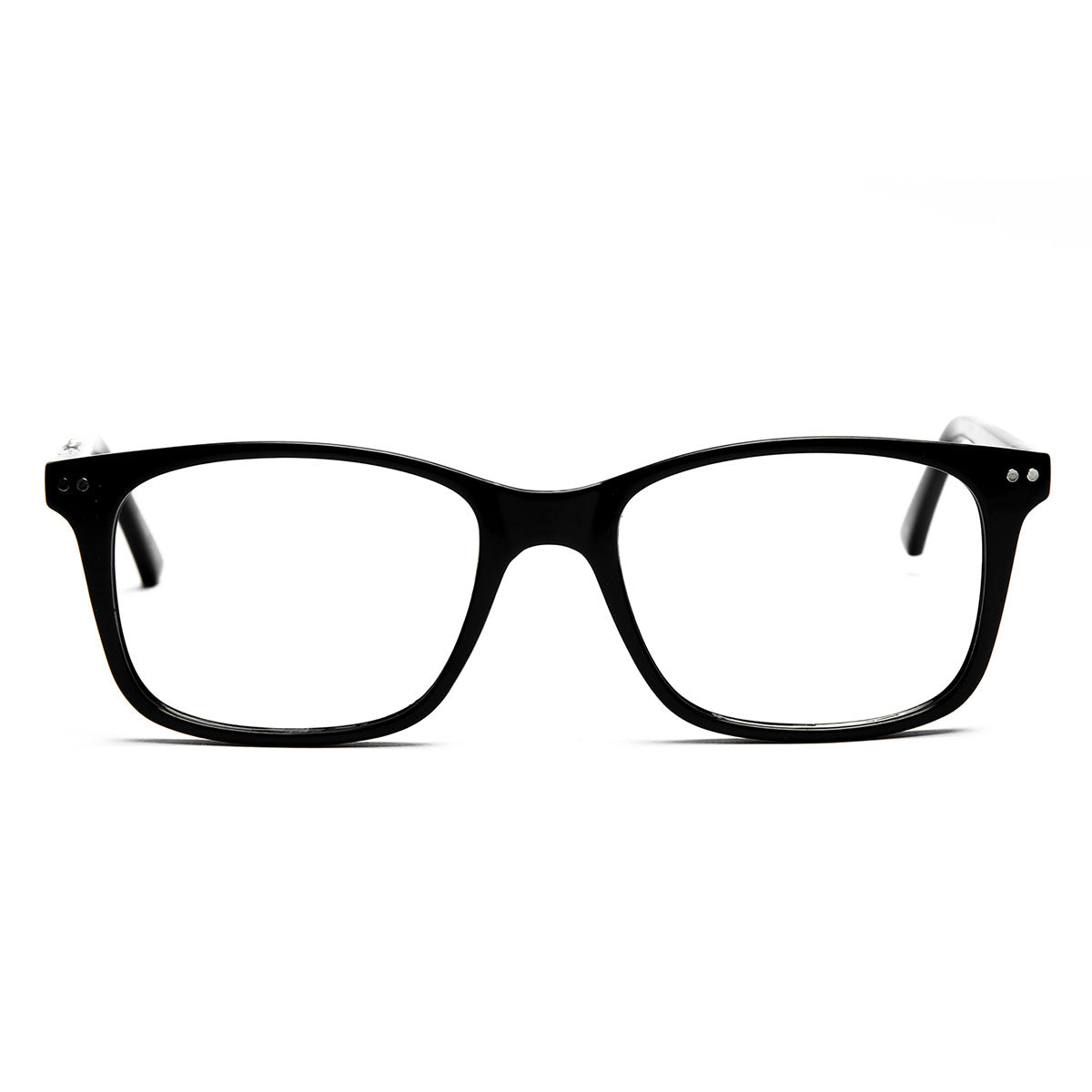 Mod 0506 | Armazón Oftálmico Rectangular de Acetato con Detalle Metálico -