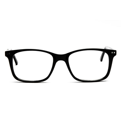 Mod 0506 | Armazón Oftálmico Rectangular de Acetato con Detalle Metálico -