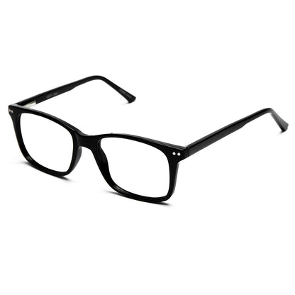 Mod 0506 | Armazón Oftálmico Rectangular de Acetato con Detalle Metálico -