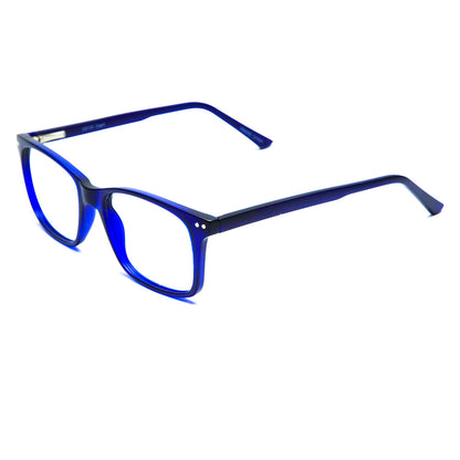 Mod 0506 | Armazón Oftálmico Rectangular de Acetato con Detalle Metálico -