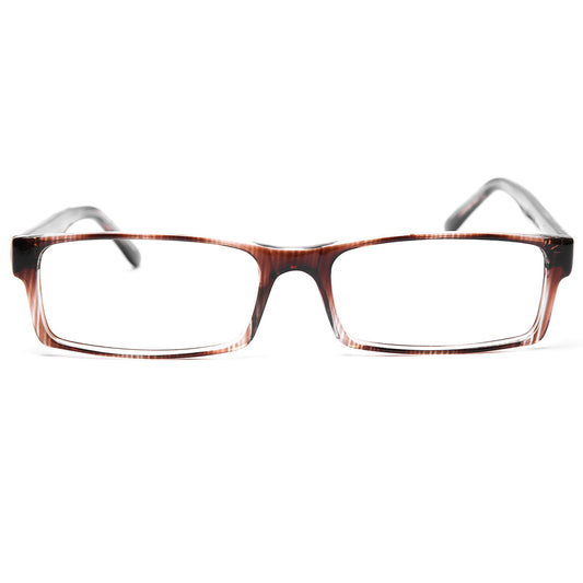 Mod 0038 | Armazón de Acetato Rectangular con Efecto Veteado