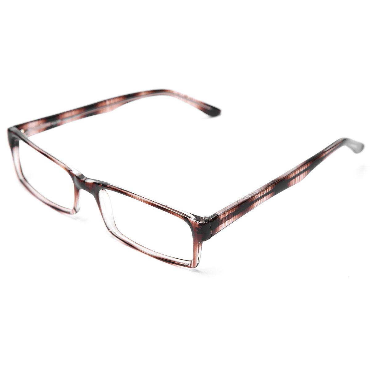 Mod 0038 | Armazón de Acetato Rectangular con Efecto Veteado
