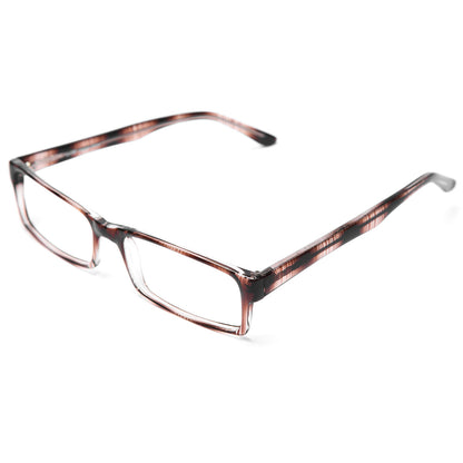 Mod 0038 | Armazón de Acetato Rectangular con Efecto Veteado