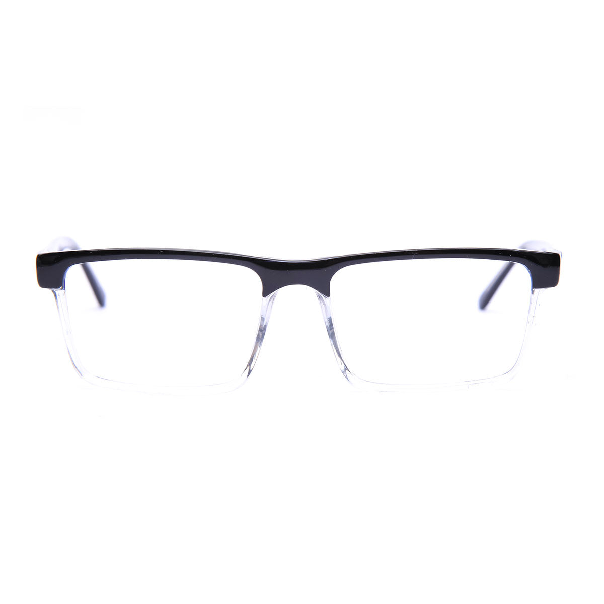 Mod 0447 | Armazón Oftálmico Rectangular con Acetato Brillante