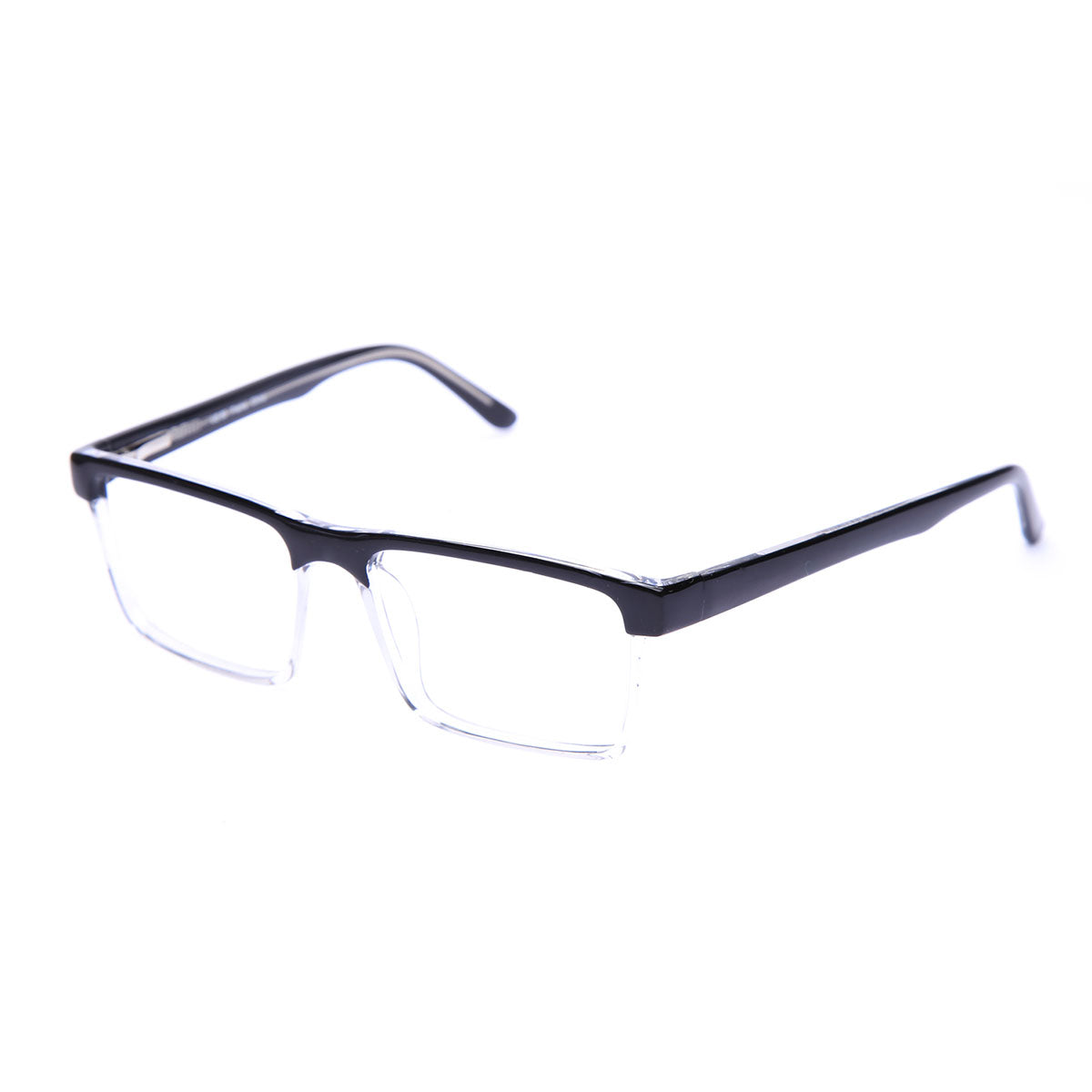 Mod 0447 | Armazón Oftálmico Rectangular con Acetato Brillante