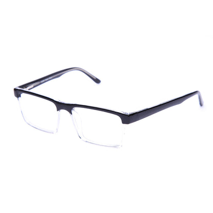 Mod 0447 | Armazón Oftálmico Rectangular con Acetato Brillante