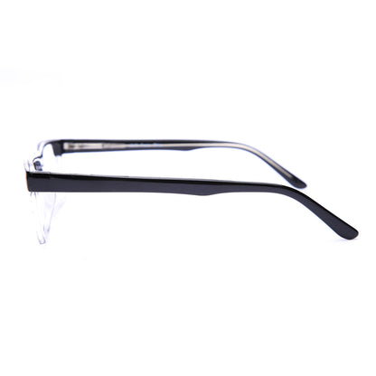 Mod 0447 | Armazón Oftálmico Rectangular con Acetato Brillante