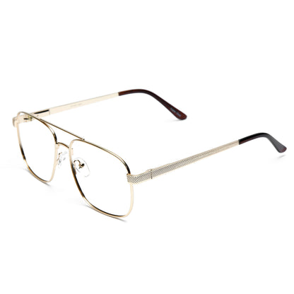 Mod 0484 |Armazón  Metalico Retro Cuadrado con Varillas Flex