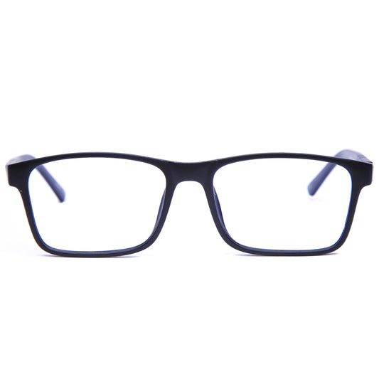Mod 0023 |Armazón Oftálmico Rectangular Mate con Varillas Texturizadas "Sport Grip" -